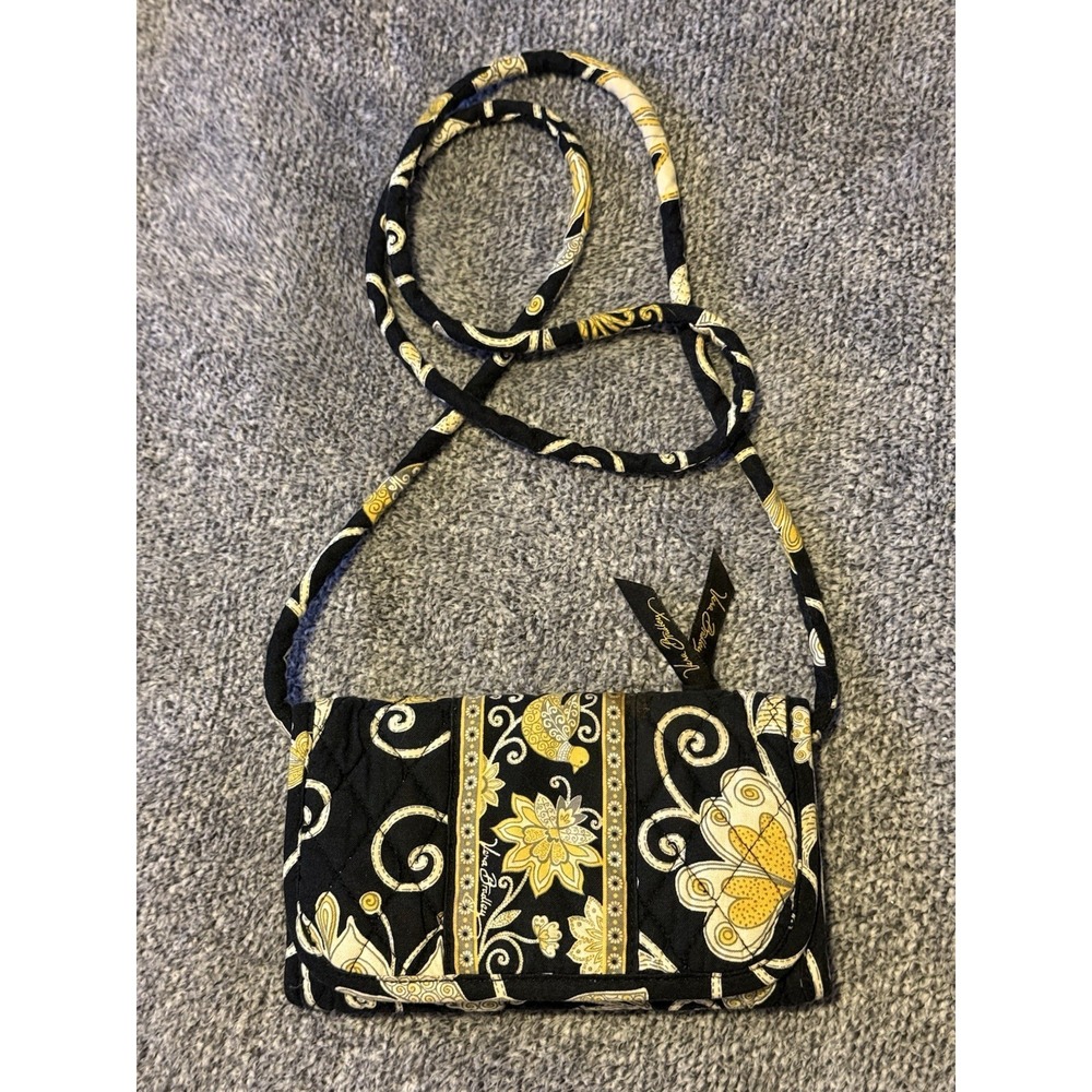 Vera Bradley Yellow Bird Wallet with a Strap